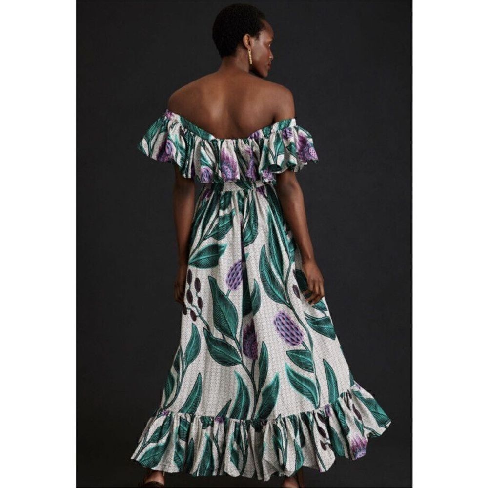 Anthropologie SIKA Off-The-Shoulder Printed Maxi
Dress/ size 2 - Picture 5 of 13